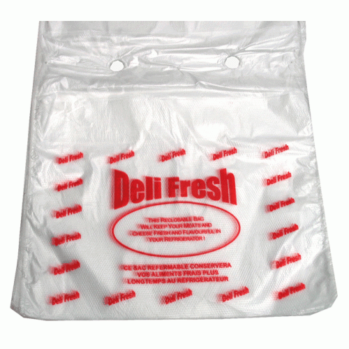 Reclosable Deli Saddle plastic Bags A